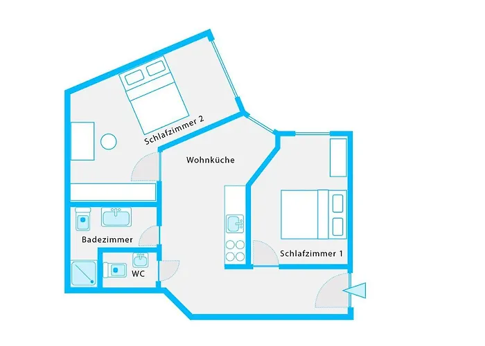 The Mierendorf Iii, Group & Family Friendly, 2 Bedroom 1,5 Bath Rooms, Ideal For 2 -4 Guests Berlijn